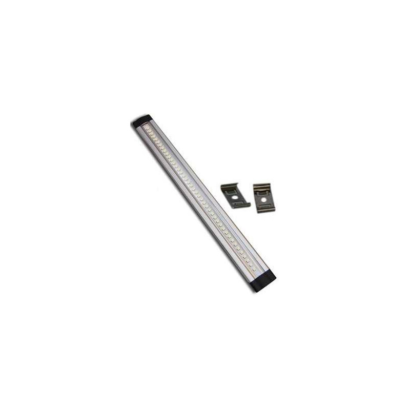 STRI SCI BAR LED 50cm RIGID ALUMINUM COMPONIBLE 12V with mounting brackets