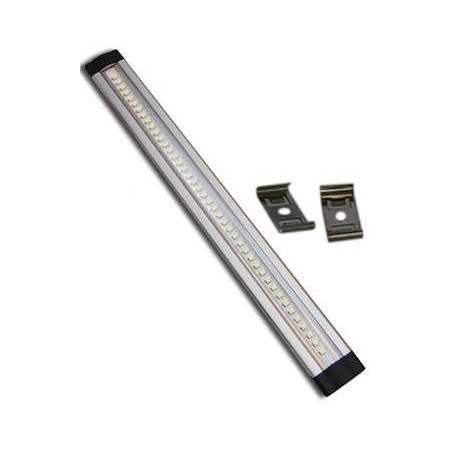 STRI SCI BAR LED 50cm RIGID ALUMINUM COMPONIBLE 12V with mounting brackets