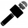 Micrófono amplificado para Karaoke con reproductor MP3, Radio, Bluetooth, USB