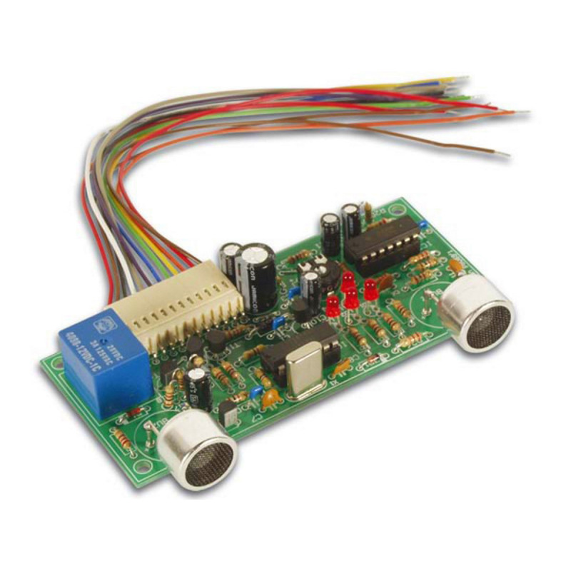 ULTRASONIC RADAR MODULE with acoustic signal, led, relay 20 - 250 cm