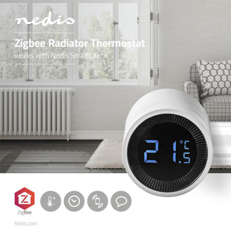 Sistema de control de cabezal termostático inteligente para radiadores ZigBee