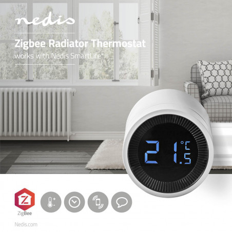 Sistema di controllo testina termostatica smart per radiatori ZigBee