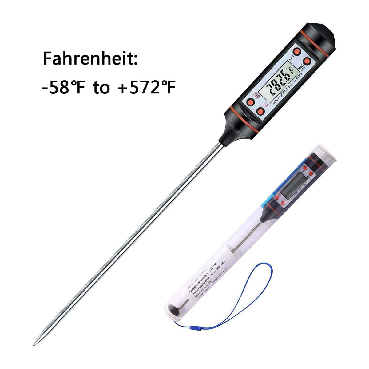 Termometro BBQ utilizzato per valutare corrette temperature di