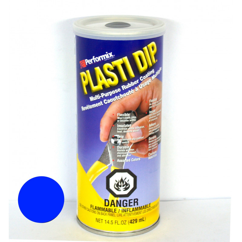 Gomma Liquida blu barattolo Plasti Dip® 429ml resistenza UV e atmosferici
