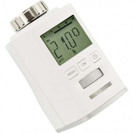 Testina crono termostatica digitale radiatore Bluetooth LE con APP smartphone