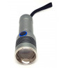 Ultra compact high brightness aluminum LED flashlight with USB rechargeable battery