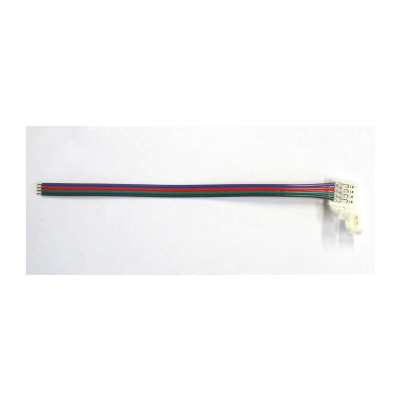 Conexión que se puede abrir con cables para tiras de LED de un solo color de 2 contactos