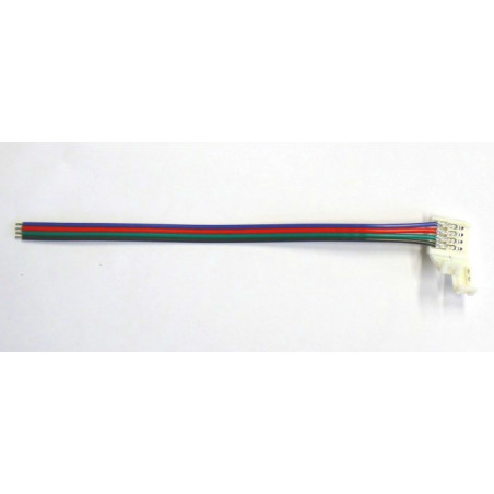 Openable connection with wires for 2-contact single-color LED strip strips