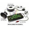 Assembled 1-channel 200W audio amplifier module for 4-8OHM speakers