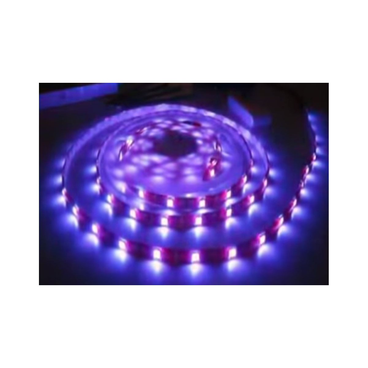 Rouleau de 5 mètres de bande LED adhésive SMD 5050 tri-puce IP65 RGB ...