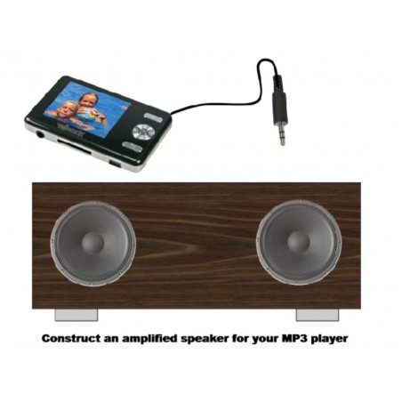 KIT amplificatore STEREO 2 x 5W per lettori MP3 per altoparlanti 4 – 32 ohm