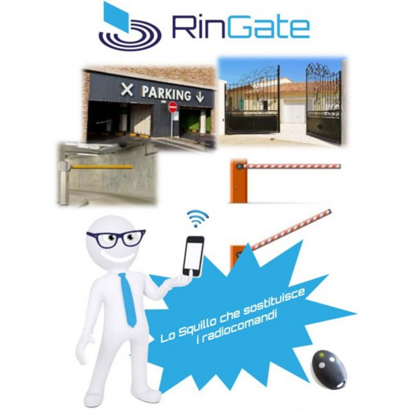 Servizio Server RinGate - controllo accessi orario utenti cloud per apricancello GSM