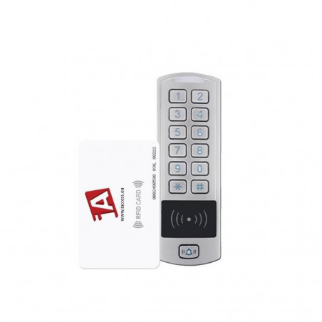 iAccess M1-X keypad access control + RFID EM MIFARE NFC door opener relay