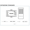 Apriporta SC-012 per lettori RFID Wiegand W26-37 12V DC 1000 utenti uscita relè