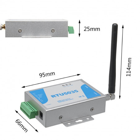 Apertura de puerta de interruptor antirrobo GSM con 1 sensor de control de sirena de SALIDA 2 ENTRADA de sensor