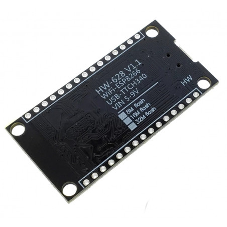 NodeMCU V3 V2 Lua WIFI ESP8266 CH340 memoria adicional 32M Flash, USB-serial CH340G