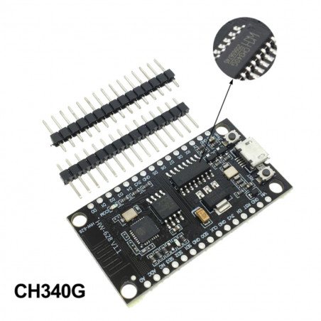 NodeMCU V3 V2 Lua WIFI ESP8266 CH340 memoria adicional 32M Flash, USB-serial CH340G