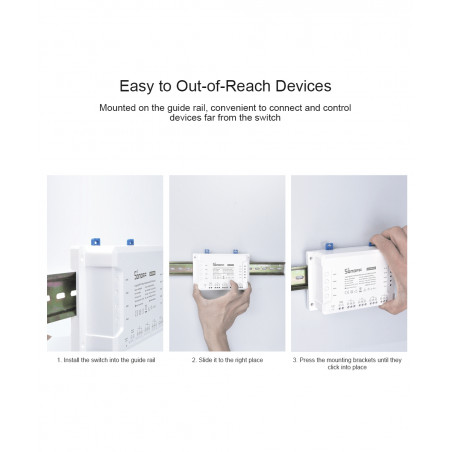 Sonoff 4CH R3 Wifi Smart Switch OUT 4 Geräte 230V AC Alexa Google Home