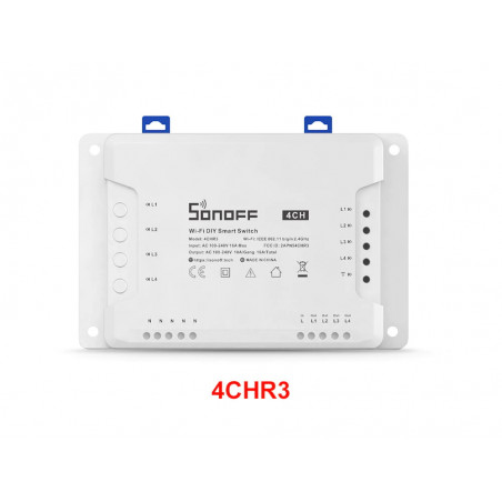 Sonoff 4CH R3 Wifi Smart Switch OUT 4 Geräte 230V AC Alexa Google Home