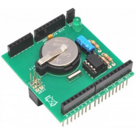 Shield Arduino DS1307 RTC calendrier horloge avec batterie tampon et LED