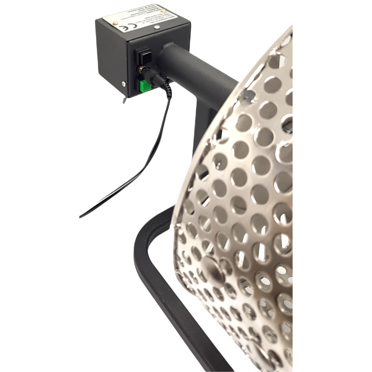 Tostacastagne A Gas Rotante - Professionale Da 1Kg, Inox, Con Motore Elettrico - Per Sagre - Foto 6