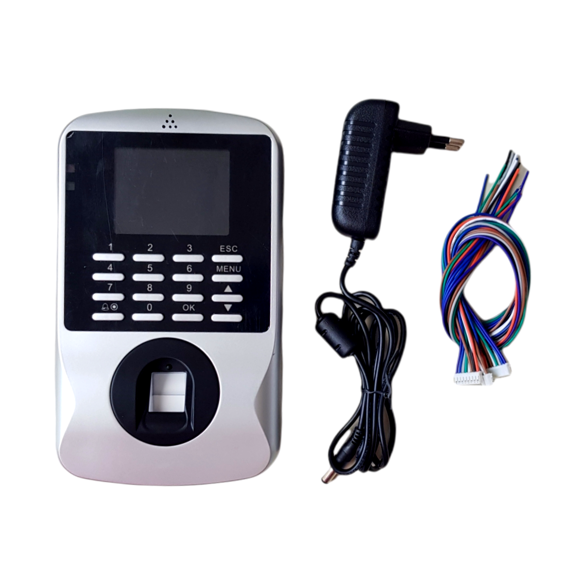 Electronic fingerprint lock with time stamp and RS232 LAN communication