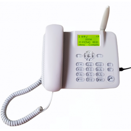Teléfono de escritorio 4G GSM VoLTE con función de punto de acceso a Internet de 150 Mbps