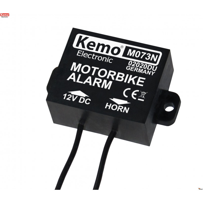Allarme antifurto ad inclinazione per motociclette scooter biciclette 0-12-25V