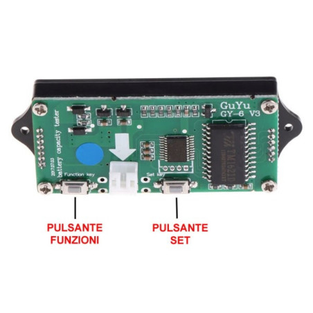 LCD Battery Test LCD Display Green monitoring of lead-lithium battery charge