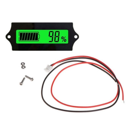 Prueba de batería LCD Pantalla LCD Monitoreo verde de la carga de la batería de plomo-litio