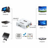 HDMI-zu-AV-Cinch-Composite-Video + USB-betriebener LR-Audiokonverter