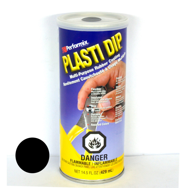 Black Liquid Rubber Plasti Dip® 429ml jar UV and atmospheric resistance