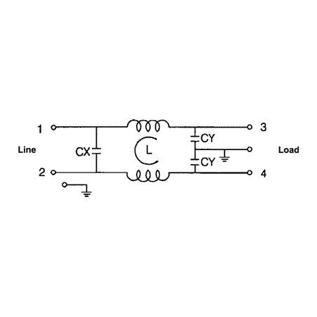 EMI-Entstörungsnetzfilter am Stecker IEC 60320 C14 E 250V 10A