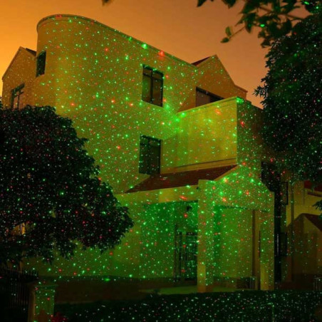 GARDEN LIGHT LASER RED-GREEN FLASH projector