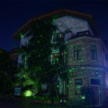 GARDEN LIGHT LASER RED-GREEN FLASH projector