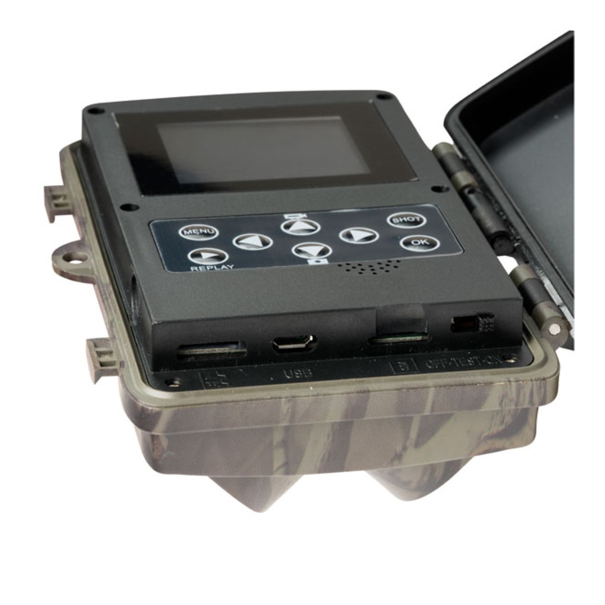 CAMÉRA PIÈGE MIMÉTIQUE PROFESSIONNELLE DVR 12MP - Détection PIR, Vision Nocturne, écran Couleur