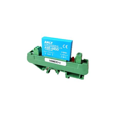 SOLID STATE RELAY SSR WITH DIN SUPPORT IN 5-32V DC CONTROL 3-60V DC 4A