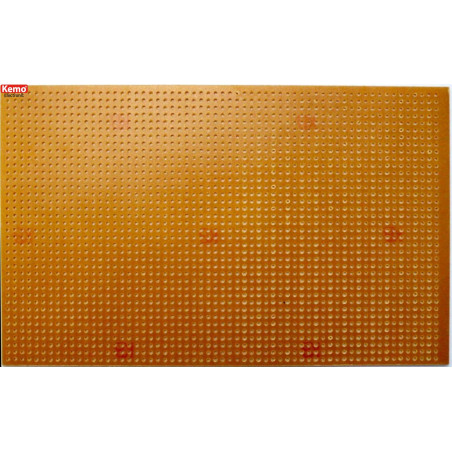 Experimental eurocard perforated card without copper layer