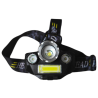 4 LED rechargeable lithium battery zoom Ultrabright head lamp
