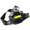 4 LED rechargeable lithium battery zoom Ultrabright head lamp