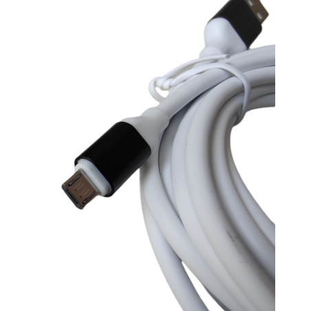 MicroUSB 2.0A Cable USB 3 metros