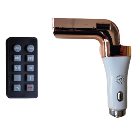 Transmisor FM para coche con reproductor de audio bluetooth USB y manos libres 8 en 1
