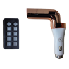 Transmisor FM para coche con reproductor de audio bluetooth USB y manos libres 8 en 1