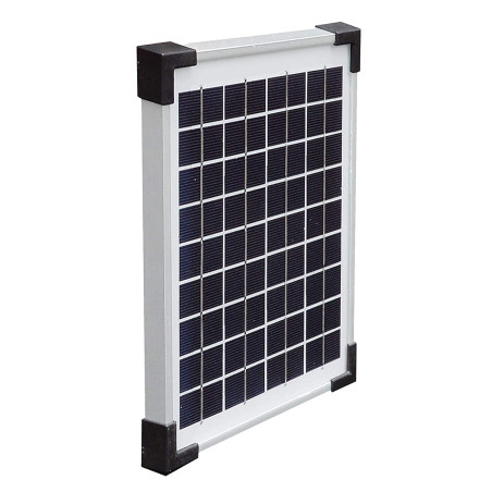 Monocrystalline solar panel 5W 12V 230 x 185 x 17 mm