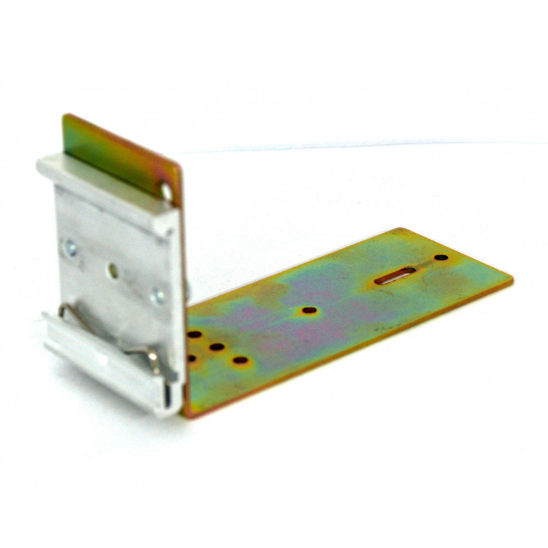 Metal DIN rail support 11cm shelf for switching power supplies in metal case