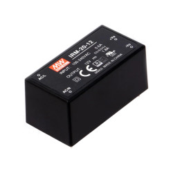 Compact modular switching power supply 21.6W 12VDC 1.8A for PCB