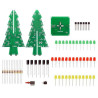 KIT Sapin de Noël 3D électronique 37 LED 3 couleurs