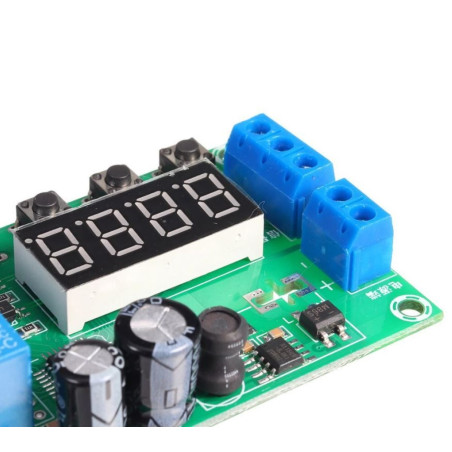 Modulo relè temporizzatore del ciclo di spegnimento a impulsi DC 7-30V