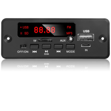 Radio FM, amplificateur lecteur MP3 Bluetooth 5.0 AUX avec