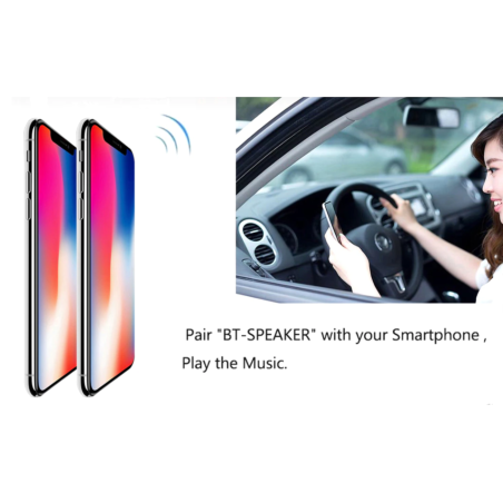 UKW-Radio, Bluetooth 5.0 AUX MP3-Player-Verstärker mit Fernbedienung